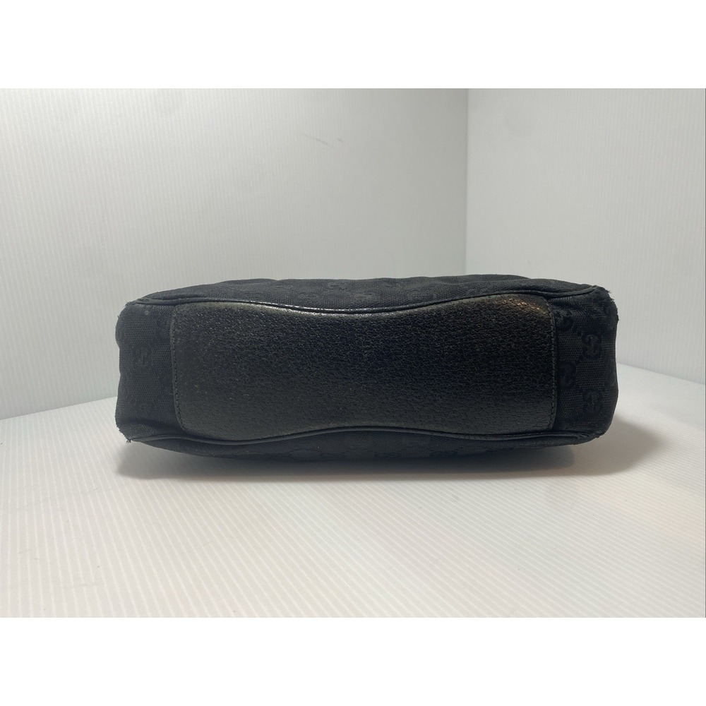 Authentic Gucci Black GG Canvas Shoulder Bag US C152 Please See Description - Picture 5 of 13